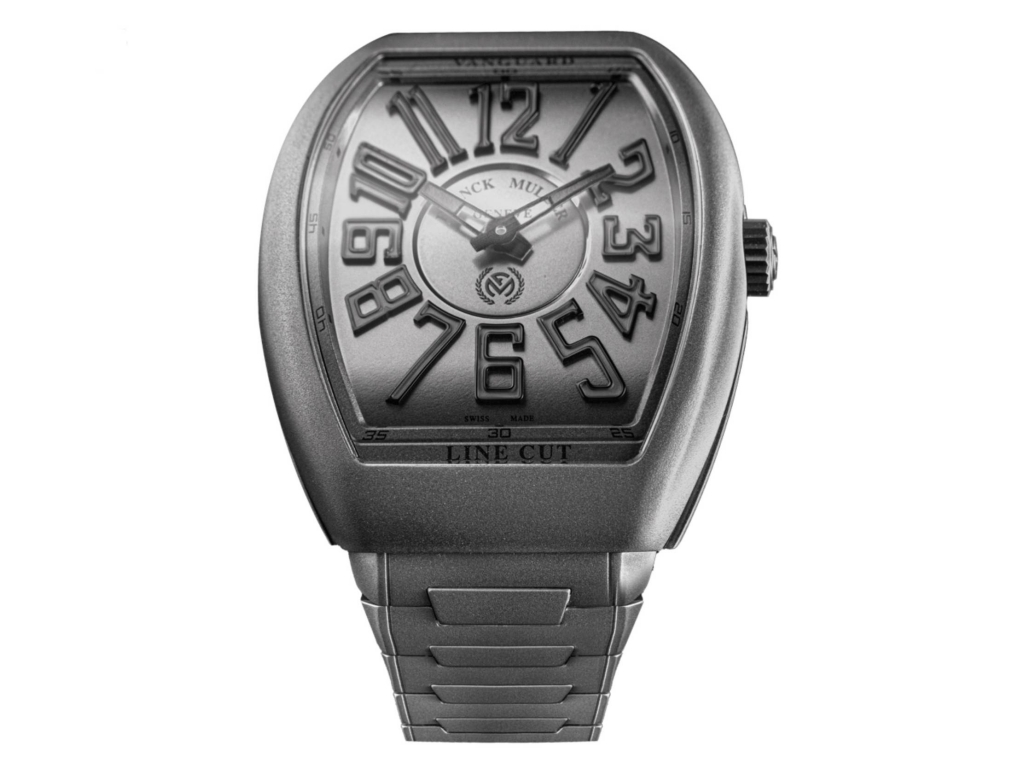 AUTOMATIC MEN'S WATCH TITANIUM/TITANIUM VANGUARD LINE CUT FRANCK MULLER V41 S AT REL LINE CUT TT MC NR